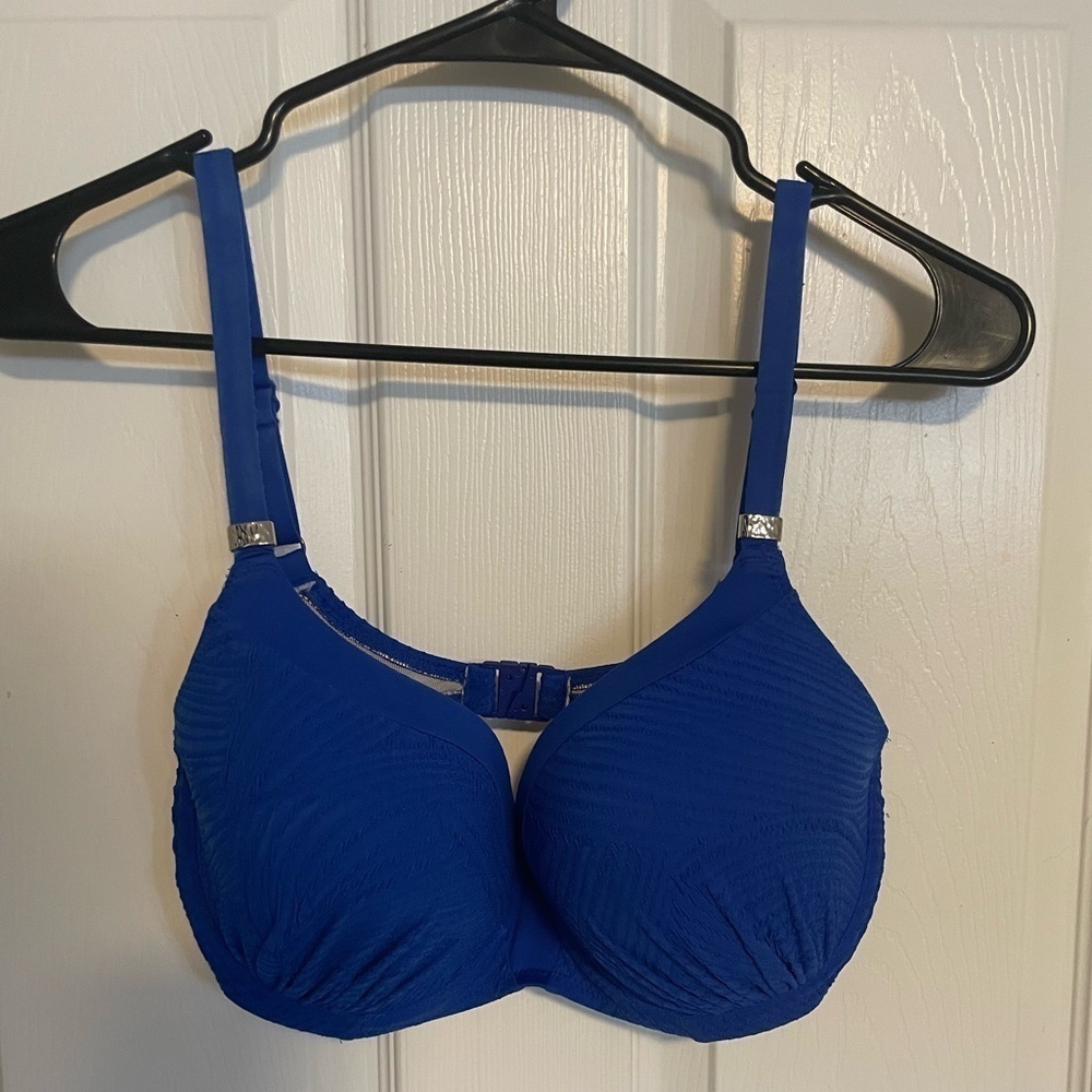 Fantasie Blue Bikini Top with Underwire Support